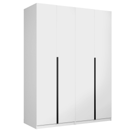 Распашной шкаф Локер 800+800 (Гармошка) с полками и ящиками слева