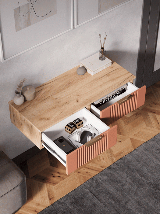 Прикроватные и настенные  столики, Тумба подвесная Ингрия Luxe 10