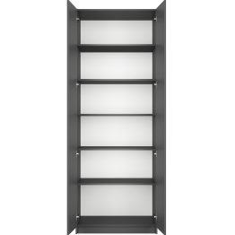 Шкаф распашной Е1 Локер 81x52.5x220 см, с полками