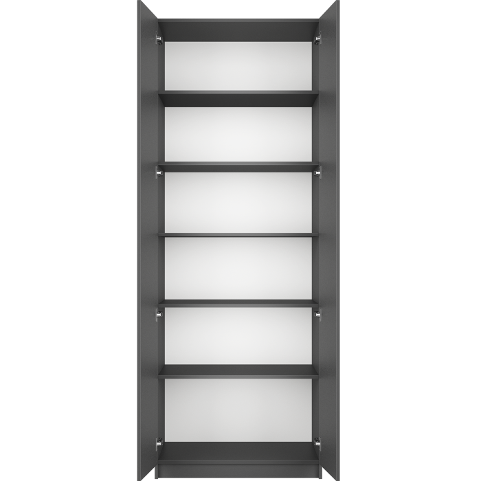 Шкафы распашные, Шкаф распашной Е1 Локер 81x52.5x220 см, с полками