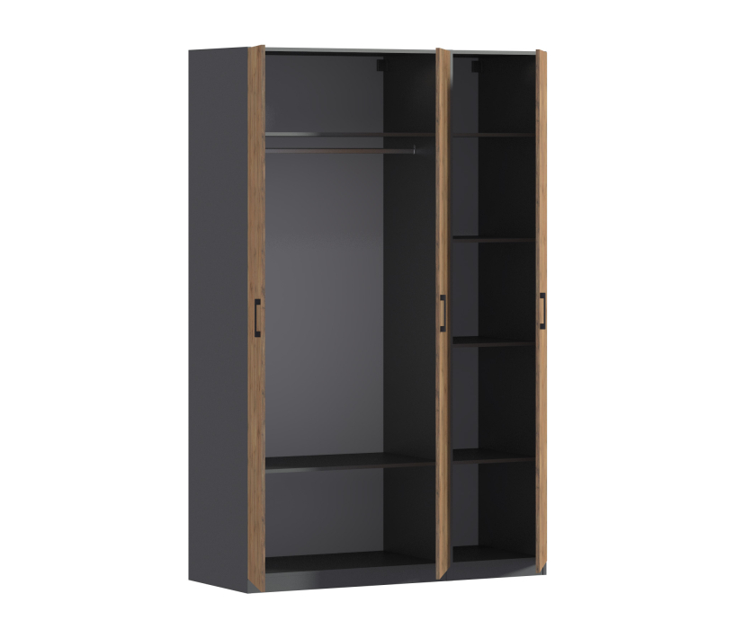 Для одежды, Шкаф трехдверный Макс 1500 мм, вариант №1 (ЛДСП)