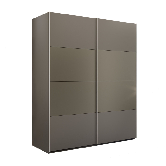 Шкафы-купе 2-х дверные, Шкаф-купе Эста 2-х дверный ДСП/Стекла хаки/Доводчик 160х66х240
