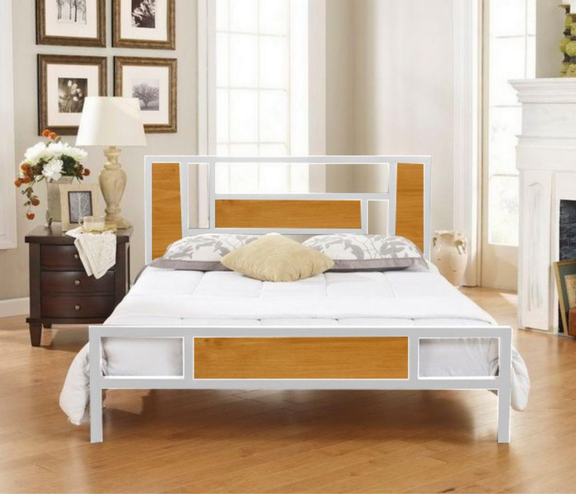 Кровати 140 см, Кровать в стиле лофт Бристоль 1.4