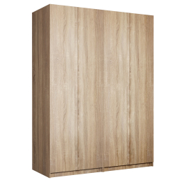 Шкаф складной Е1 Локер ("Гармошка" с системой Push to Move/Левый)162х52.5х220 см