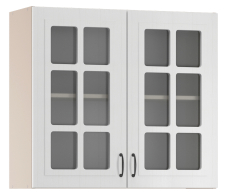 Регина, Регина шкаф навесной со стеклом 2 дв 80х72 см