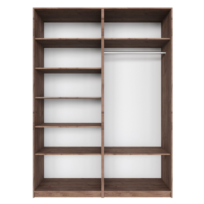 Шкафы распашные, Распашной шкаф Локер 800+800 с полками слева