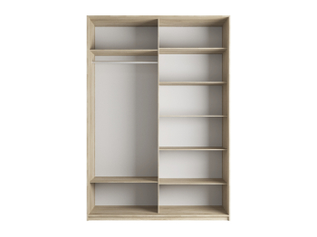 Шкаф-купе Прайм 2-х дверный Стекла пудра/Доводчики 120х57х230