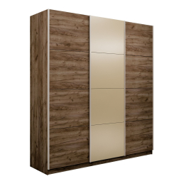 Шкаф-купе Прайм 3-х дверный Стекла фисташка/ДСП/Доводчики 210х57х230