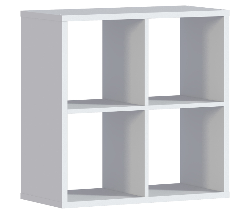 Стеллажи, Стеллаж Кито СБ-3241 Белый с дверцами