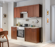 Ангелина Квадро, Кухонный гарнитур Ангелина Комфорт Орех Итальянский 2 м