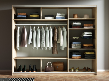 Шкаф-купе Прайм 3-х дверный Стекла хаки/Доводчики 210х57х230