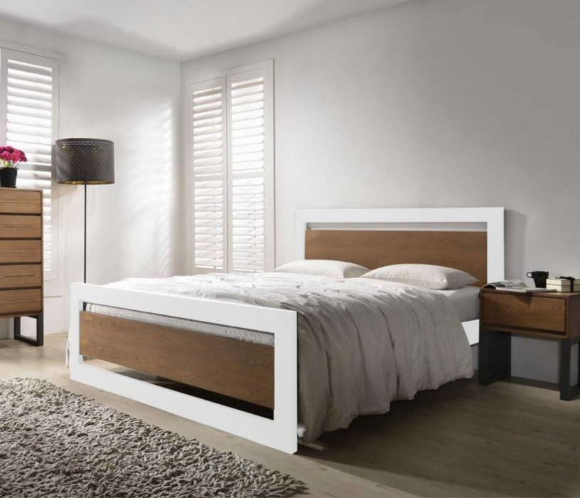 Кровати 140 см, Кровать в стиле лофт Чарльстон 1.4