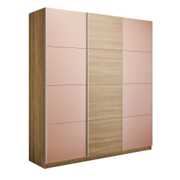Шкаф-купе Прайм 3-х дверный Стекла пудра/ДСП/Доводчики 210х57х230