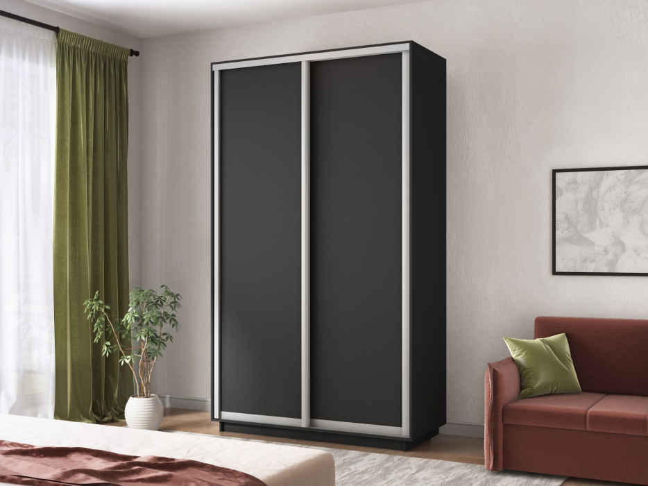 Шкафы-купе 2-х дверные, Шкаф-купе Экспресс Хит 2х дверный ДСП 120х60х220