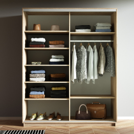 Шкаф-купе Экспресс 2-х дверный Фотопечать Ленты Стекла 120х60х220