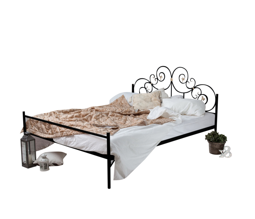 Кованые кровати, Кованая кровать Афина 1.6 с одной спинкой