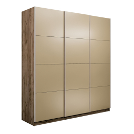 Шкаф-купе Эста 3-х дверный Стекла фисташка/Доводчик 240х66х240