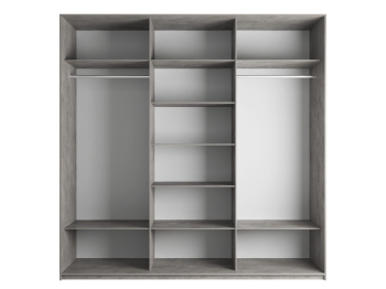 Шкаф-купе Эста 3-х дверный Стекла фисташка/Доводчик 270х66х240