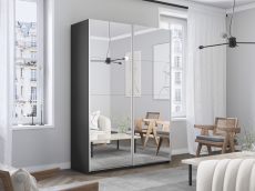 Шкафы-купе 2-х дверные, Шкаф Прайм дуо Зеркало+зеркало 2300 х 1200 х 570