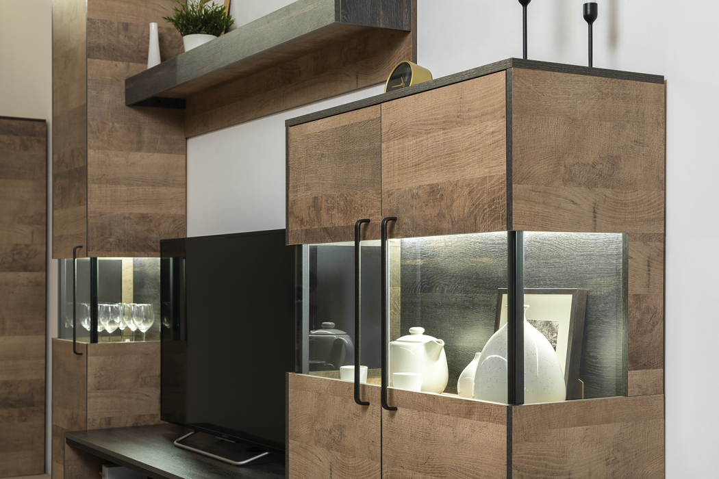 Комоды, Комод с витриной Трувор 13.306