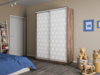 Шкаф-купе Экспресс 2-х дверный Фотопечать Калейдоскоп Стекла 160х45х240