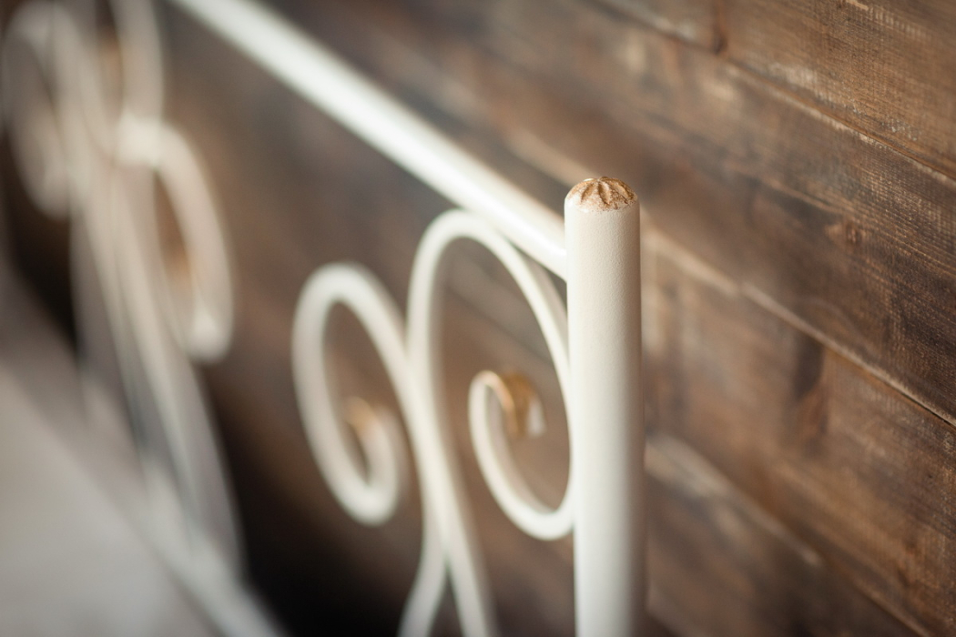 Кованые кровати, Кованая кровать Лацио 1.4 с двумя спинками