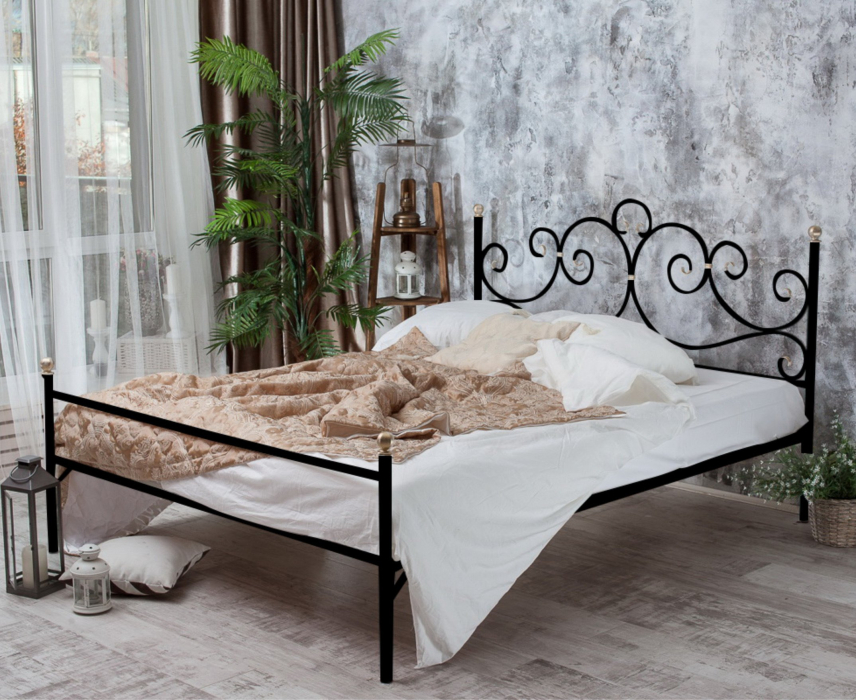 Кованые кровати, Кованая кровать Флоренция 1.8 с одной спинкой