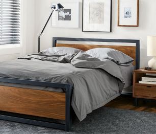 Кровать в стиле лофт Брайтон 0.9