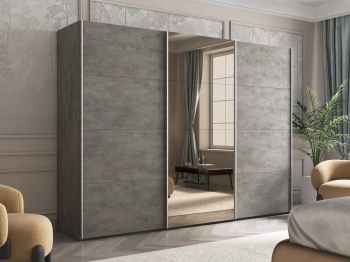 Шкаф-купе Эста ДСП+Зеркало+ДСП 270х66х240