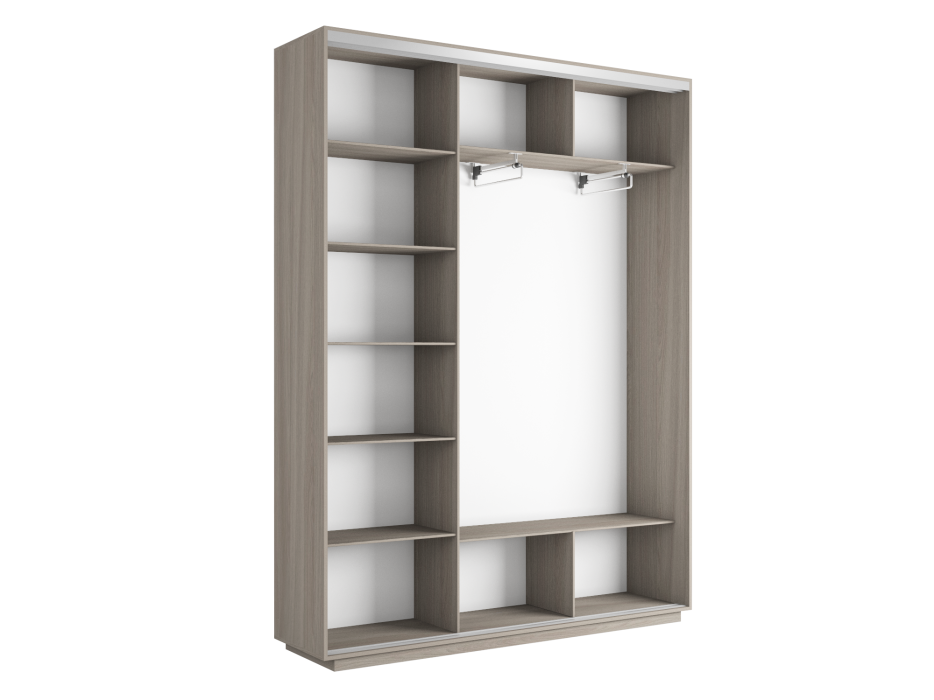 Шкафы-купе 3-х дверные, Шкаф-купе Экспресс Экспенс трио 2400 x 2100 x 450