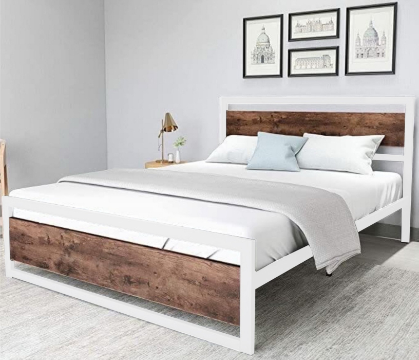 Кровати 140 см, Кровать в стиле лофт Бостон 1.4