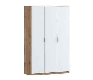 Шкаф трехдверный Макс 1500 мм, вариант №4 (ЛДСП, корпус дуб вотан)