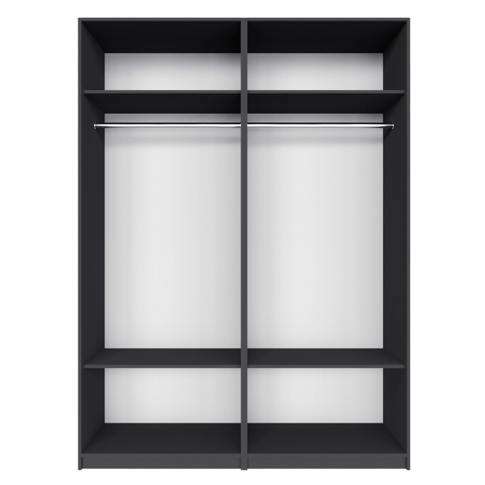 Шкафы распашные, Распашной шкаф Локер 800+800 (Гармошка с системой Push to Move/Левый)