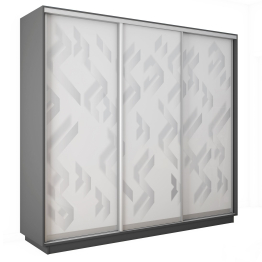 Шкаф-купе Экспресс 3-х дверный Фотопечать Ленты Стекла 210х60х220