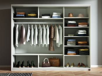 Шкаф-купе Прайм 3-х дверный Стекла фисташка/ДСП/Доводчики 180х57х230