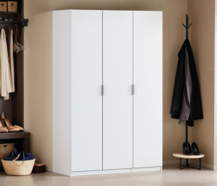 Шкаф трехдверный Макс 1500 мм, вариант №2 (ЛДСП/МДФ)