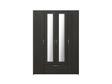 Шкафы распашные, Шкаф 4 двери и 1 ящик СИРИУС 156х59х220 (с 2 зеркалами)