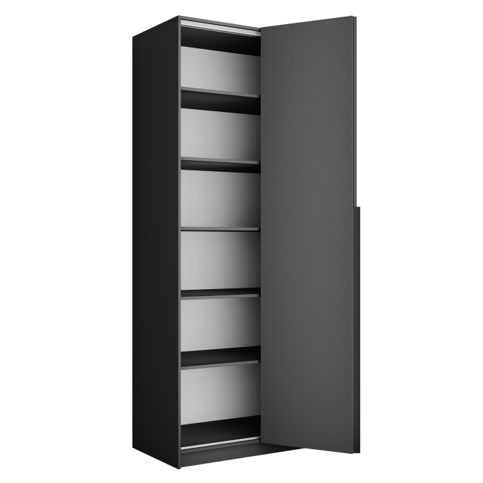 Шкафы распашные, Шкаф складной Е1 Локер ("Гармошка") 101х52,5х220 см, с полками