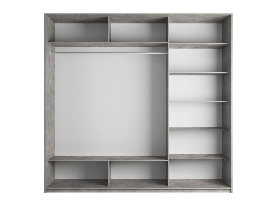 Шкафы-купе 3-х дверные, Шкаф-купе Прайм 3-х дверный Стекла фисташка/ДСП/Доводчики 210х57х230