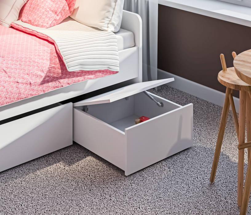 Кровати 90 см, Терра Кровать СБ-3149/1 с ящиками, основание СБ-3343 в подарок!