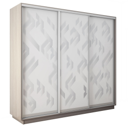 Шкаф-купе Экспресс 3-х дверный Фотопечать Ленты Стекла 240х60х240