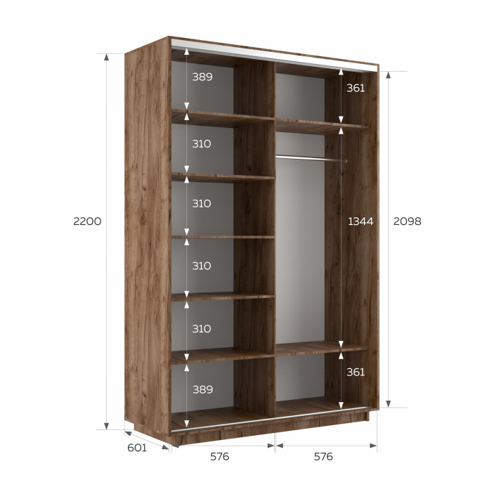 Шкафы-купе 2-х дверные, Шкаф-купе Экспресс 2-х дверный Фотопечать Калейдоскоп Стекла 120х60х220