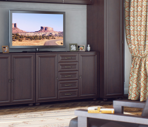 Комод 2-х дверный с 5-тью ящиками Верди СБ-1448