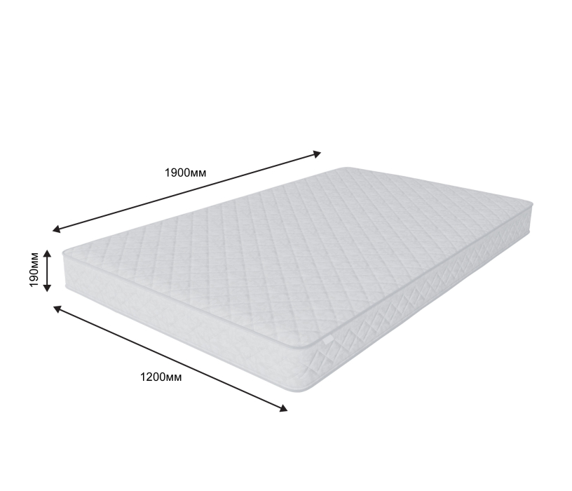 Другие размеры, Матрас Классик-Оптима 1200*1900