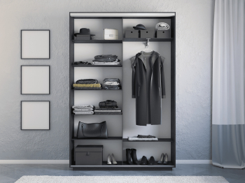 Шкаф-купе Экспресс 2-х дверный Фотопечать Калейдоскоп Стекла 140х45х240