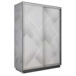 Шкаф-купе Экспресс 2-х дверный Фотопечать Квадрат Стекла 140х45х240