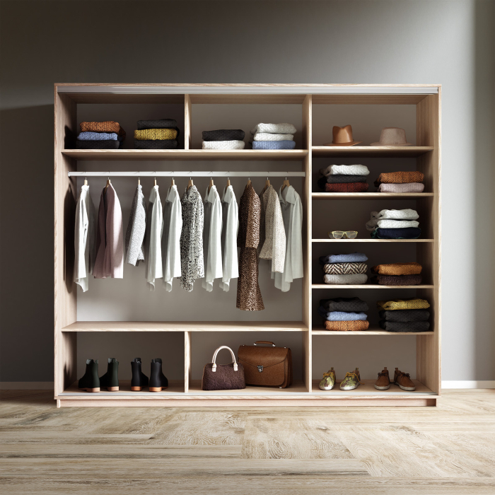 Шкафы-купе 3-х дверные, Шкаф-купе Экспресс 3-х дверный Фотопечать Квадрат Стекла 180х60х220