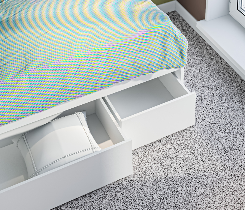 Кровати 90 см, Терра Кровать СБ-3149/1 с ящиками, основание СБ-3343 в подарок!