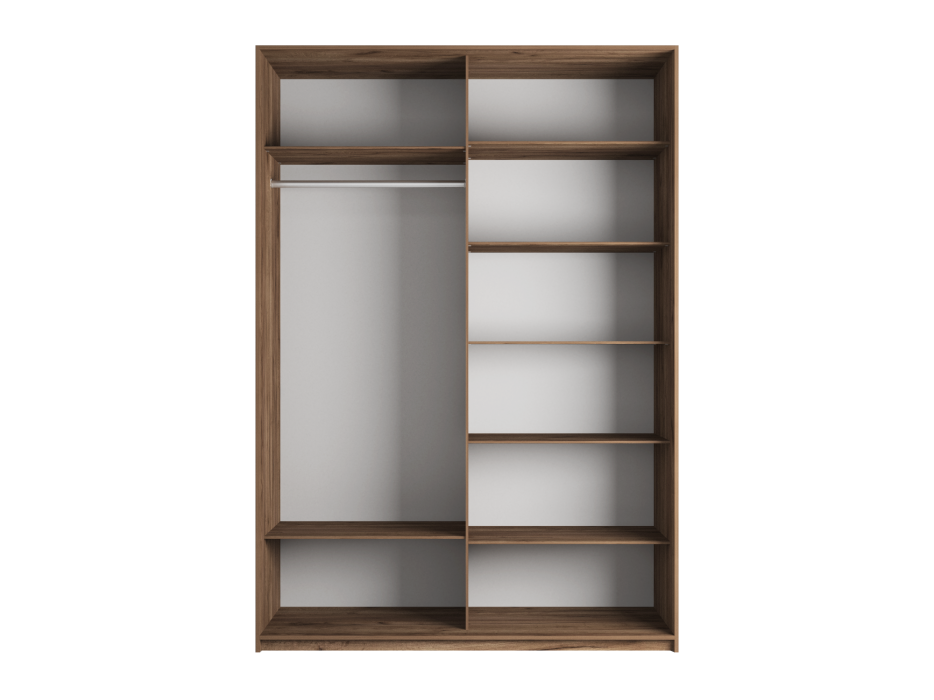 Шкафы-купе 2-х дверные, Шкаф Прайм дуо Зеркало+зеркало 2300 х 1400 х 570