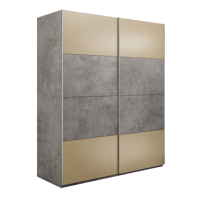 Шкафы-купе 2-х дверные, Шкаф-купе Эста 2-х дверный ДСП/Стекла фисташка/Доводчик 180х66х240